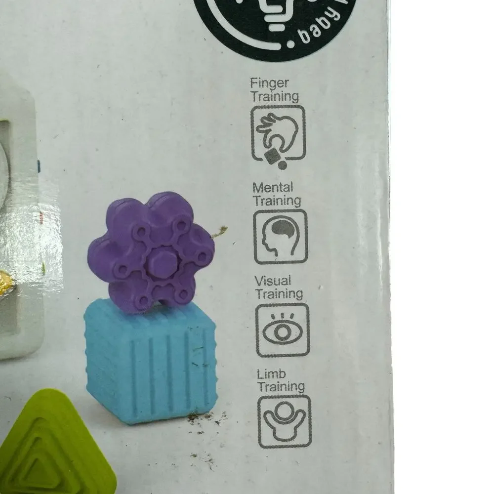 New In‎ Box Colorful Shape Letter Sorting Montessori Baby Toy 18 Months +